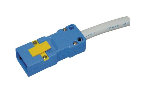 画像2: 15A安全ブレーカ付OA用抜け止め接地タップ(6コ口) VCT3mハーネスプラグ付 (2)