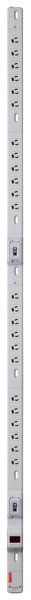 画像1: FM30Aコンセントバー（24コ口）20A安全ブレーカ×2・電流監視装置付（12×2分岐） (1)