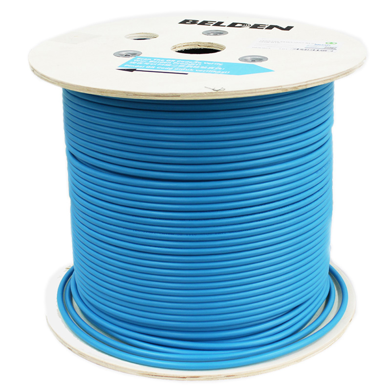 【送料無料】BELDEN製 Cat6A エコLANケーブル(水) 305m巻 (m単価@150)