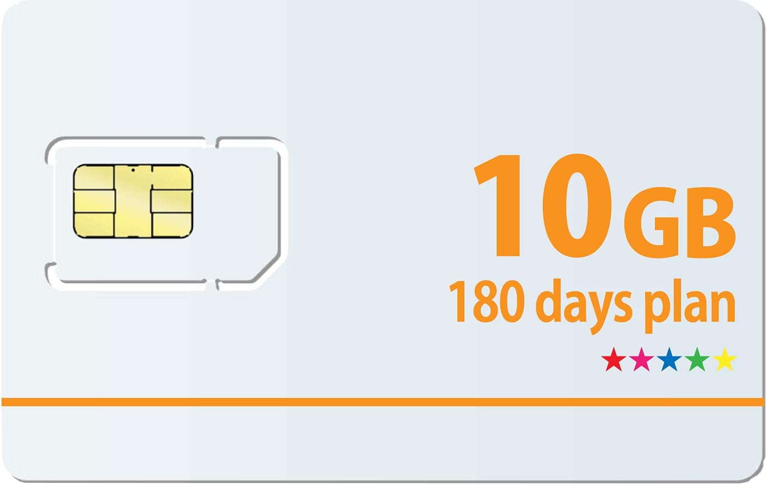 【送料無料】日本専用Docomo MVNO 10GB/180日 データ通信用SIMカード